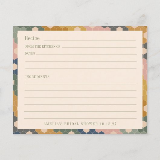 Earthy Boho  Vrijgezellenfeest aangepaste recept (Voorkant)