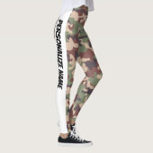 Earthy Brown Camouflage PERSONALISEREN Leggings (Rechts)