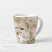 Earthy Brown Cream Sand Latte Mok (Rechterhoek)