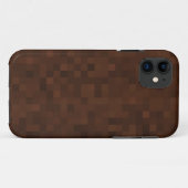 Earthy Brown Mosaic Tegels Pattern Case-Mate iPhone Case (Achterkant (horizontaal))