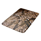 Earthy Brown Stars Badmat (Gekanteld)