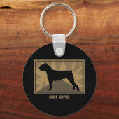 Earthy Cane Corso Sleutelhanger (Voorkant)
