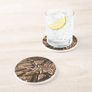 Earthy Clay Stars Zandsteen Onderzetter