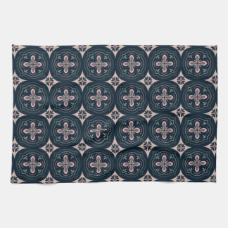 earthy colored floral geometric tiles theedoek