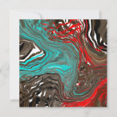 Earthy Colors Digital Art Bedankkaart (Voorkant)