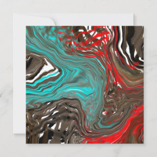 Earthy Colors Digital Art Bedankkaart