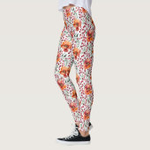 Earthy Colors, Fall Flowers Leggings (Links)
