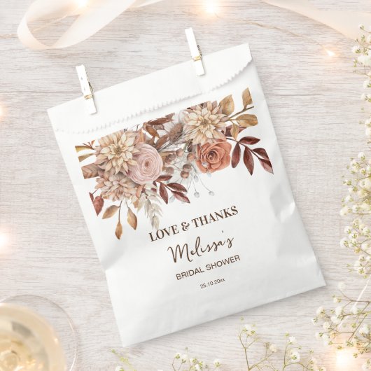 Earthy desert boho vrijgezellenfeest dank u bedankzakje (Geknipt)