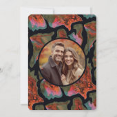 Earthy elegance Invitation Kaart (Achterkant)