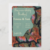 Earthy elegance Invitation Kaart (Voorkant)