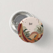 Earthy Escape Ronde Button 3,2 Cm (Voorkant /achterkant)