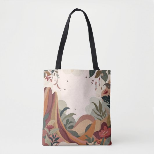 Earthy Escape Tote Bag (Voorkant)