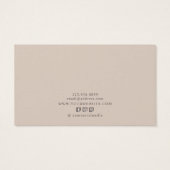 Earthy Floral ・ Earring Hoops Display Kaart (Achterkant)