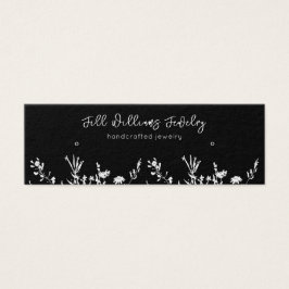 Earthy Floral ・ Earring Hoops Studs Display Kaart