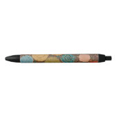 Earthy Floral Mosaic Pattern Pen (Voorkant)