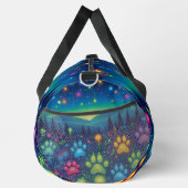 Earthy Floral Paw Print Travel  Plunjezak (Rechts)