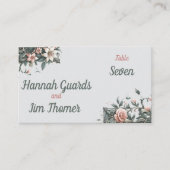 Earthy Floral Vine Place Card Plaatskaartje (Voorkant)