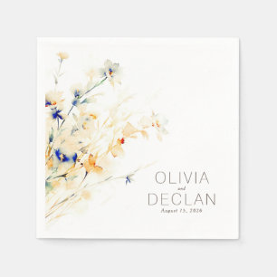 Earthy Flowers Herfst Event Elegant Servet