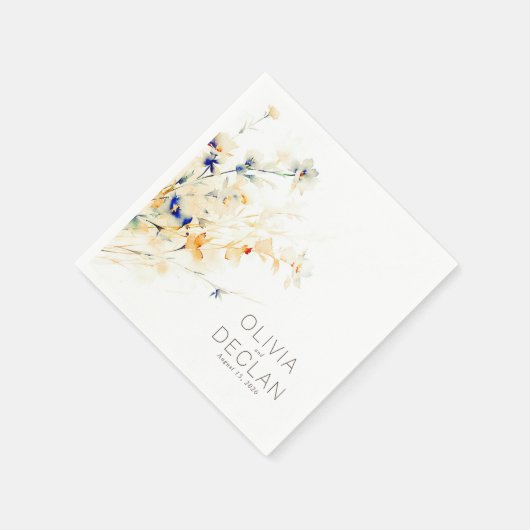 Earthy Flowers Herfst Event Elegant Servet (Hoek)