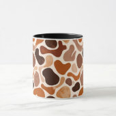 Earthy Fluid Shapes Mug – Minimal Abstract Style Mok (Midden)