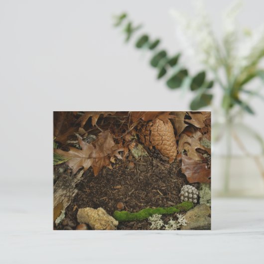Earthy Forest Floor Briefkaart (Staand voorkant)