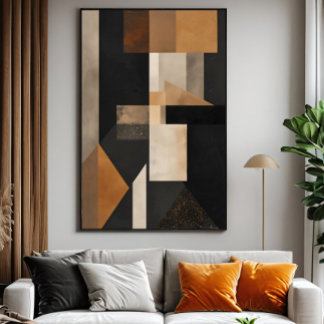 Earthy Harmony Poster