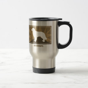 Earthy Hovawart Travel Mug Reisbeker