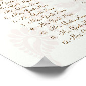 Earthy Hues Victoriaans Floral Damask Seating Char Poster (Hoek)