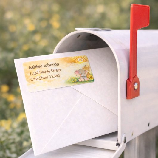 Earthy Jungle Sun Celebration Mark Etiket