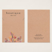 Earthy Ketting Jewelry Display Card Visitekaartje (Voorkant /achterkant)