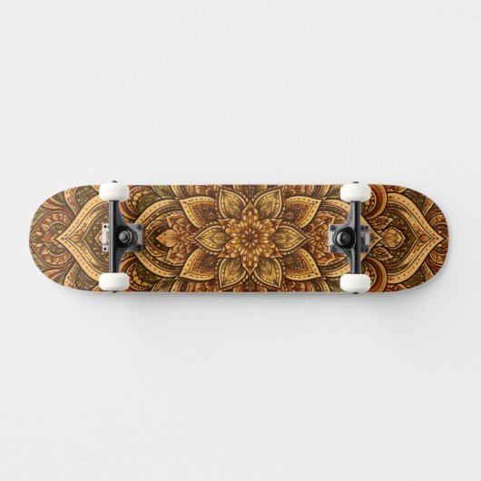 Earthy Mandala Unisex Persoonlijk Skateboard (Horizontaal)