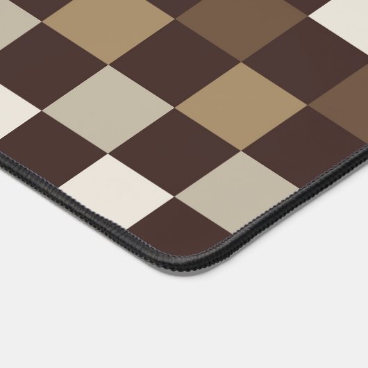 Earthy minerals checkerboard pattern bureaumat (Hoek)