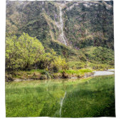 Earthy Mountain Stream // Hiking Bliss Douchegordijn (Voorkant)