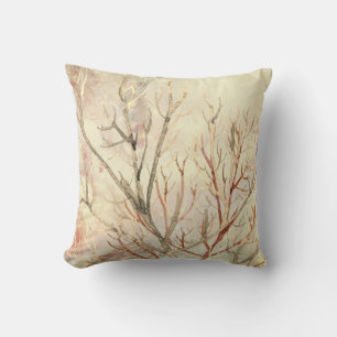 Earthy Natural Coral Creamy Ivory Kussen