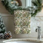 Earthy Paisley Towel Boho Gift for Grandparents Bad Handdoek