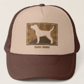Earthy Plott Hound Trucker Pet (Voorkant)