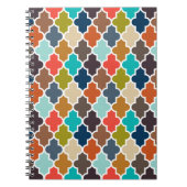 Earthy Quatrefoil Notitieboek (Voorkant)