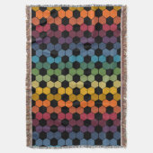Earthy Rainbow Voetbal print Deken (Voorkant Verticaal)