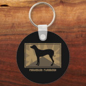 Earthy Rhodesian Ridgeback Sleutelhanger (Voorkant)