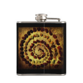 Earthy Rock Circle Flask Heupfles (Achterkant)
