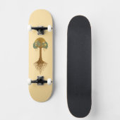 Earthy Rugged Tree of Life Unisex   Persoonlijk Skateboard (Voorkant)