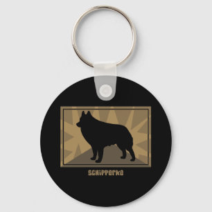 Earthy Schipperke Sleutelhanger