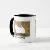 Earthy Scottish Terrier Mok (Voorkant links)