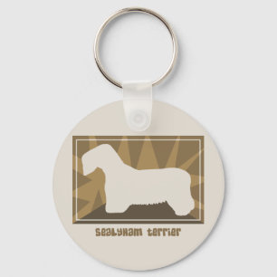 Earthy Sealyham Terrier Sleutelhanger