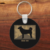 Earthy Shiba Inu Sleutelhanger (Voorkant)