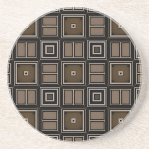 Earthy Taupe Sandstone Onderzetter van Julie Everh
