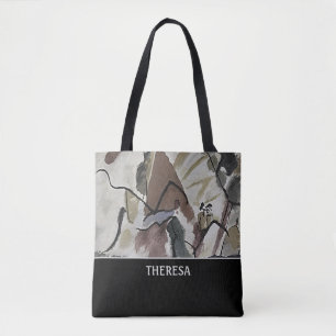 Earthy Tone  Abstracte Art Canvas tas