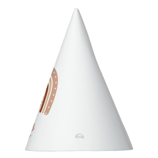 Earthy Tone Boho regenboog meisjes eerste verjaard Feesthoedjes (Rechts)