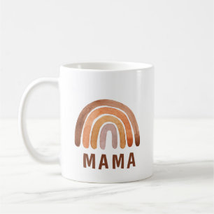 Earthy Tone Waterverf Boho Mama Koffiemok