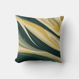 Earthy Tones Abstract Swirl Design Kussen